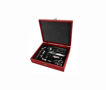 Набор для вина 10 предметов 27*22*7см.