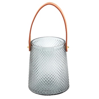 Ваза 16*13 см, серая Сумка