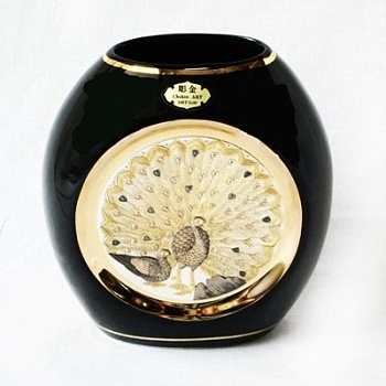 Ваза 12,5см. Павлин