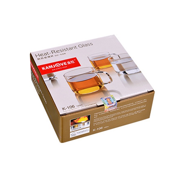 Чашка 4 шт 120 мл., стекло