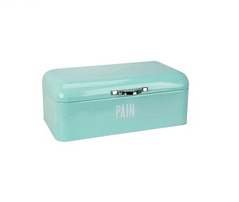 Хлебница жестяная 42,5*23см. мята