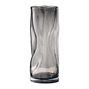 Ваза 29,5*11см, серая  Айсберг