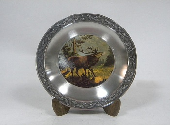 Тарелка декоративная 21см. Color Hirsch