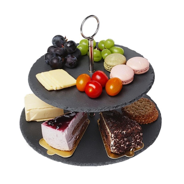 Горка 2 ярус 20*25см сланец, сталь