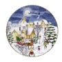 Тарелка 2штуки, 19см Новогодняя деревня