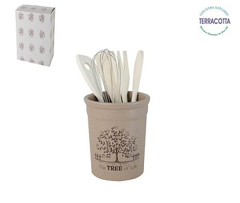 Подставка для кухонных  предметов 6 предметов Дерево жизни