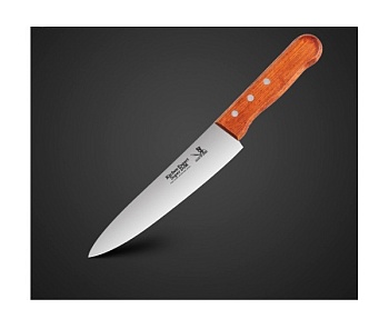 Нож для повара 28см. деревянная ручка