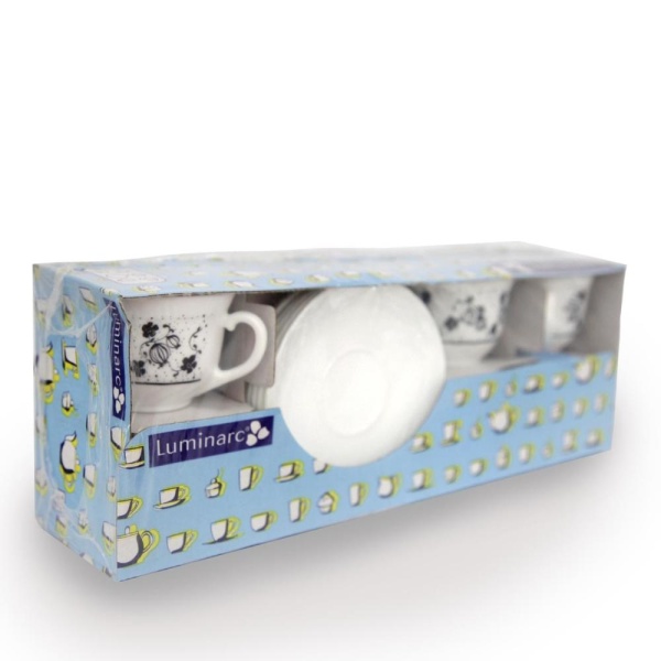 Набор чашек Alcove Black 220мл. 6шт.