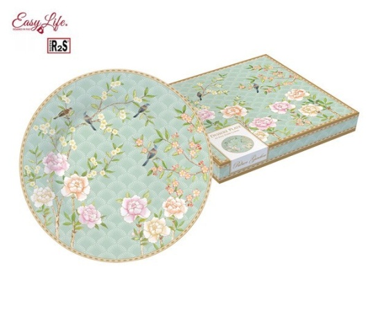 Тарелка 19см. зеленая  Дворцовый парк