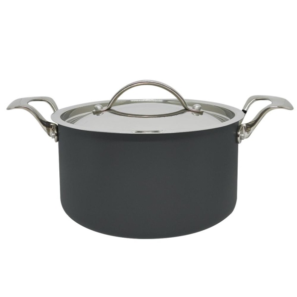 Кастрюля с крышкой антипригарная 20см. 2,9л. Violet