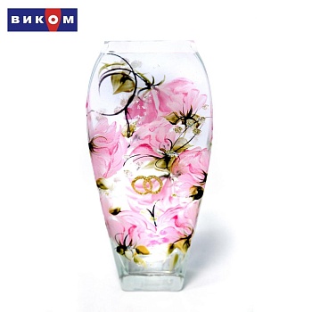 Ваза, высота 31,5см., Весенняя