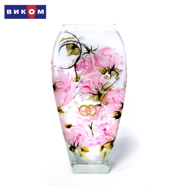 Ваза, высота 31,5см., Весенняя