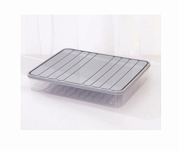 Контейнер пластик, 28*22*5см. бежевый