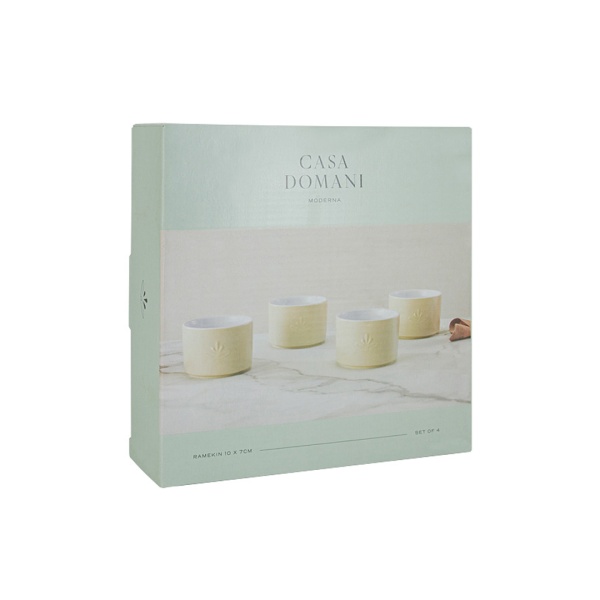 Кокот 10*7см 4штуки кремовый Moderna