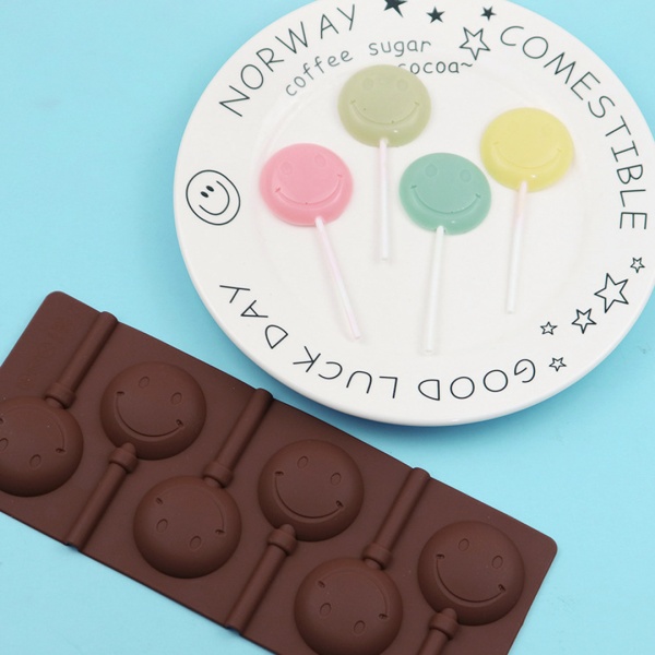 Форма для леденцов 6 ячеек 23,5*9,5см Смайл