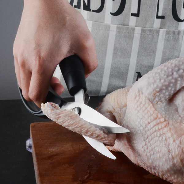 Ножницы для курицы 24 см. с силиконовой  ручкой