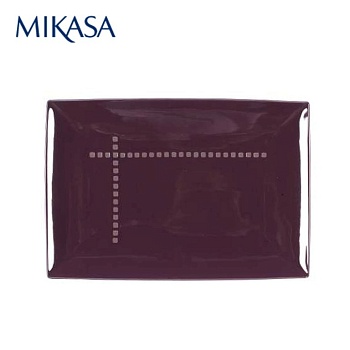 Блюдо прямоугольное 29см Viewpoint purple