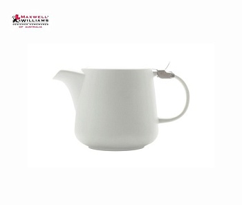 Чайник 600мл. с ситечком белый Оттенки