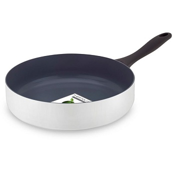 Сковорода 26 см  глубокая Kyoto White