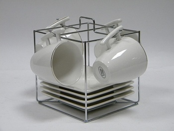 Набор кофейный 8 предметов 4 персоны золото 140мл. Royal Gold