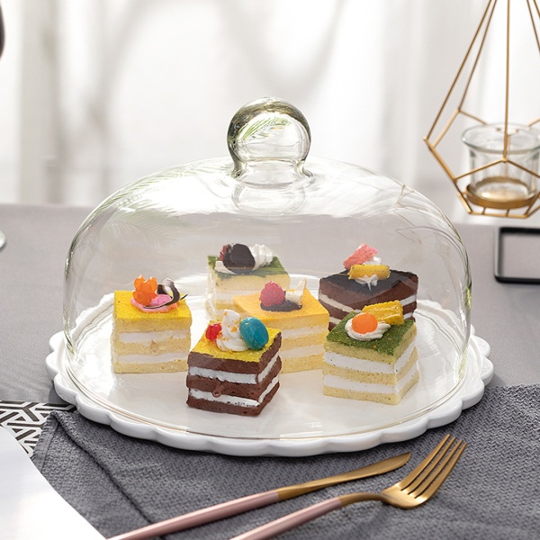 Сырница 29*19см. стекло фарфор