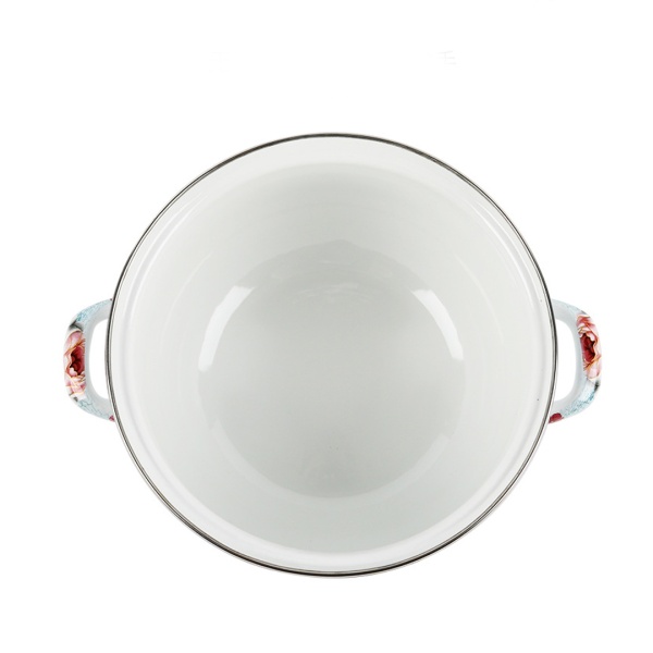 Набор кастрюль эмалированный 5 предметов с крышками 18-2,8л,20-3,7л,22-5л,24-6,3л,26-8л.Париж