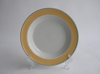 Тарелка 21см. суповая Rio Yellow