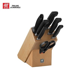 Набор ножей 7 предметов с подставкой Four Star