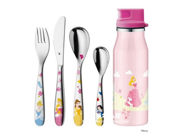 Набор детский столовые приборы 5 предметов Princess Набор детский столовые приборы 5 предметов Princess