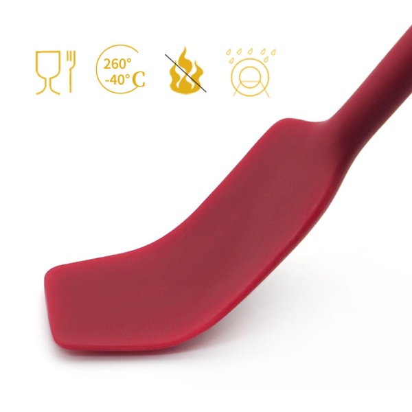 Набор кухонных принадлежности 4 предмета красный силикон