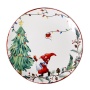 Тарелка 22 см керамическая Гномики