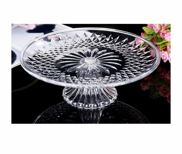 Фруктовница на ноге, пластиковая 25см. Фруктовница на ноге, пластиковая 25см.