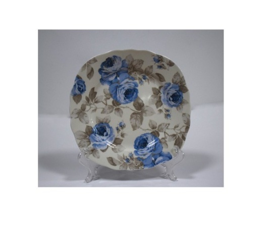 Тарелка 20см. 4шт Blue Flowers