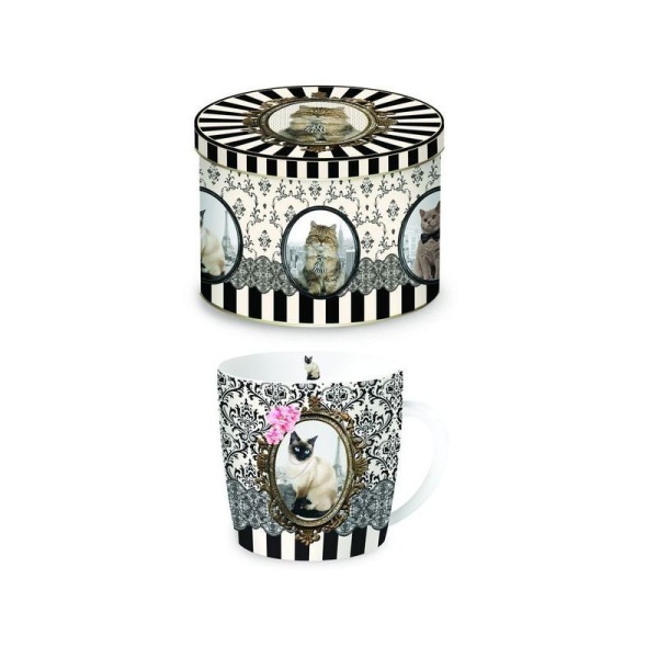 Кружка 350 мл., Barocco Cats 2 предмета