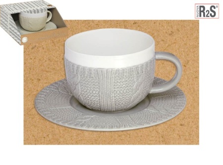 Чайная пара 300мл. Wool Grey