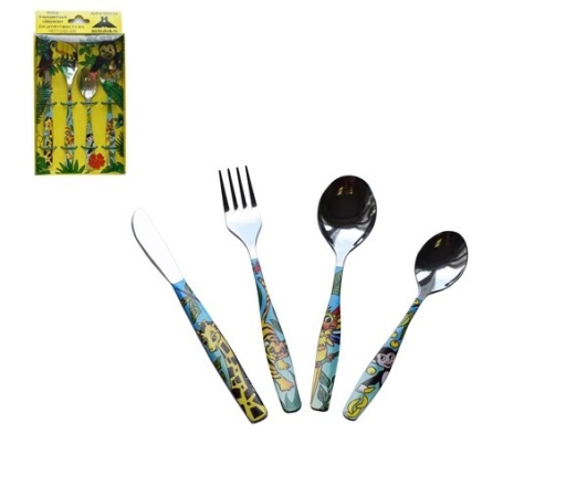 Набор детский  4 предмета Джунгли