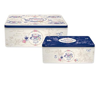 Набор банок 2 предмета прям Salon de The