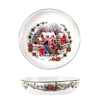 Тарелка суповая 21 см Winter Wonderland