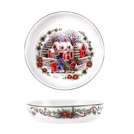Тарелка суповая 21 см Winter Wonderland