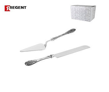 Набор для торта 2 предмета нож, лопатка Британи