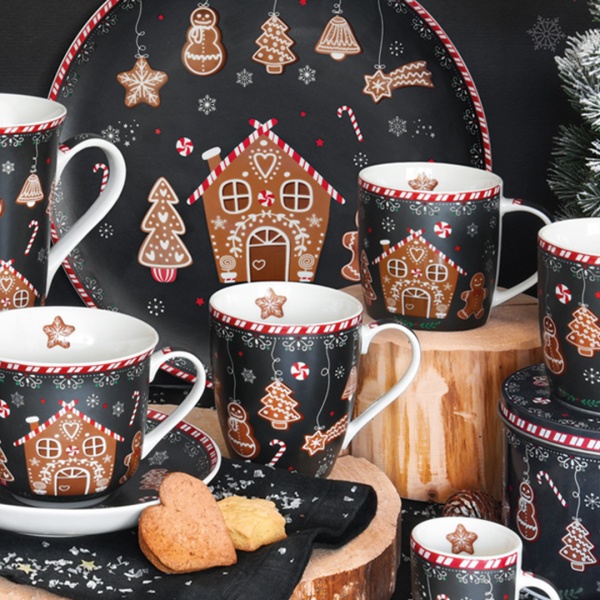 Набор кружек 2шт 0,35л. Имбирный пряник