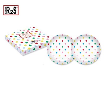 Тарелка 2шт 19см. Pois Colors
