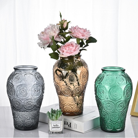 Ваза 24*15 см зеленая Lalique