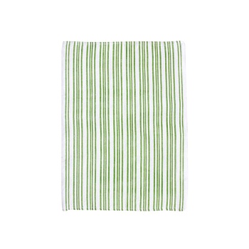 Полотенце 40*60см. хлопок Полоска зеленая