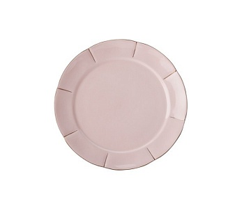 Тарелка 19см. розовая Свежее дыхание