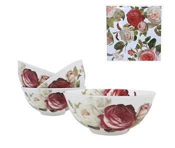 Пиала-салатник 6 предметов 12см. Романтика