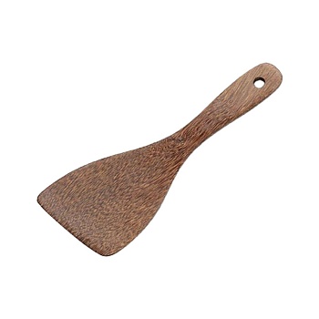 Лопатка для риса деревянная, венге, скошенная 21,5*7,5см