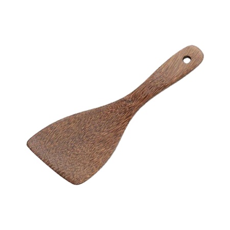 Лопатка для риса деревянная, венге, скошенная 21,5*7,5см