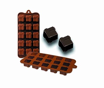 Форма для шоколада, подарок 15 ячеек силикон 10,5*21*2,5см. I