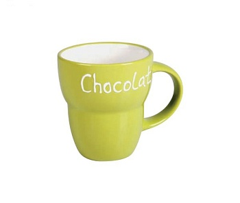 Кружка 300 мл., зеленая Chocolat